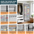 Kotkn 24-Pair Over Door Shoe Organizer for Family & Kids, Double Sided | Hanging Storage for Sneakers, Boots, Toys