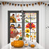 Thanksgiving Window Clings Stickers - Fall Decorations Holiday Turkey Cling for Home Party, 113 PCS