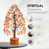 Carnelian Chakra Tree of Life, Handmade Gemstone Feng Shui Decor for Positive Energy and Prosperity Gift