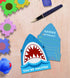 Yangmics Direct 25 Pack Shark Birthday Party Invitations with Envelopes, Double Sided Fill-In