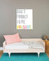 Children's Wall Art Print, Don't Forget to Be Awesome, 11x14, Kid's Room Decor