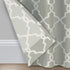 PAIRS TO GO Vickery Modern Decorative Rod Pocket Window Curtains, Double Panel, 28" x 63", Gray