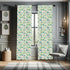 Lunarable Botanical Curtains, Vintage Doodle Pattern of Home Plants, 2 Panel Set for Living Room, 28" x 84", Eggshell