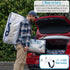 VENO 4 Pack Moving Bags with Backpack Straps, Clear Storage Bags for Packing Supplies and Dorm Room Essentials