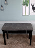 48"x12"x2" Loveboat Washable Bench Cushion, Non-Slip Bench Pad for Shoe Storage, Window, Piano, Dining Dark Grey