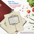 Meadowsweet Kitchens Vintage 4x6 Recipe Card Sheet Protectors for 9x12 3 Ring Binder