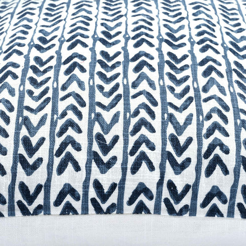 Lush Decor Yani Decorative Throw Pillow Cover, 20" W x 20" L, Navy Square Pillow Cover for Bed, Couch, Chair