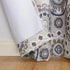 Sun Zero Nepal Global Medallion Print Blackout Grommet Curtain Panel, 40" x 84", Linen