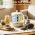 14oz 212F, 110V TOPWIT Electric Travel Kettle, Rapid Heating Up to Temperature Control Heating Coffee Mug Warmer