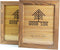 Rustic Wooden Picture Frame 8x10 - Walnut - Set of 2 -