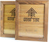 Rustic Wooden Picture Frame 8x10 - Walnut - Set of 2 -
