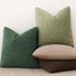 Set 2, Cozy 24x24 Inch Foindtower of Decorative Textured Boucle Throw Pillow Covers Accent Solid Pillow Cases Neutral