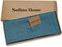Solino Home Linen Table Runner 72 Inches Long - Athena, 100% Pure Linen Chambray Teal, 14 x 72 Inch for Dining