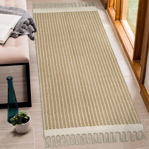 Lahome Boho Bathroom Runner Rug, 2x5 Washable Hallway Rug for Entryway Indoor Door Mat