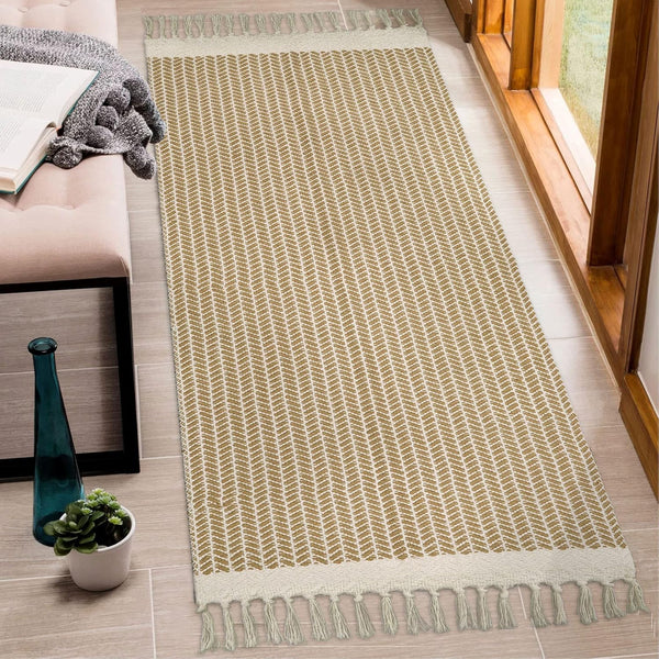 Lahome Boho Bathroom Runner Rug, 2x5 Washable Hallway Rug for Entryway Indoor Door Mat