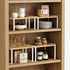 Kitchen Cabinet Organizer Shelf Set of 4, Stackable Countertop Storage Rack for Pantry Spices, Plates, Desk Books
