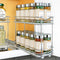 LYNK PROFESSIONAL Pull Out Spice Organization for Cabinets - 4-3/8 inch Wide