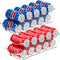 Simple Houseware Soda Can Organizer and Dispenser for Refrigerator / Pantry, Clear,