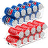 Simple Houseware Soda Can Organizer and Dispenser for Refrigerator / Pantry, Clear,