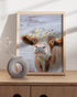 HAUS AND HUES Cow Wall Art - Rustic Cow Prints - Farmhouse Art Prints - Unframed 16x20
