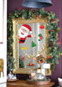90shine 314PCS Christmas Decorations - Window Clings with Snowflake, Santa, Elf, Reindeer, Gnome Decals, 12 Sheets