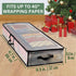 2 Pack 40 Inches 24 (2 Pack) VENO Clear Wrapping Paper Organizer Storage Box for Christmas Gift Bags and Holiday
