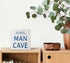 Decorations,5x5 Inch Mtrgdn Baby Boy Nursery Decor,Kids Room Decor,Little Man Cave Wooden Box Sign for Boy Baby Nursery