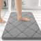OLANLY Memory Foam Bath Mat 36x24, Ultra Soft Absorbent Bathroom Rug, Machine Washable Carpet for Bathroom Floor