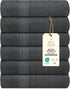 Bath Towels Pack of 6 24x48 Inches Soft, Quick Dry & Highly