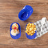 8.5 10 Restaurantware-Mini Serve Ounce Baseball Helmet Ice Cream Bowls, Disposable Sundae Bowls - Sturdy, Stylish, Blue