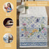 Maison d' Hermine 100% Cotton Table Runner, 108 inches Long, Double Layer Decorative for Home Kitchen Dining (Faience,
