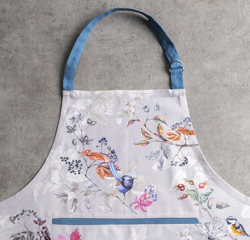 Maison d'Hermine 100% Cotton Kitchen Apron for Women with Pocket - Chef Apron for Men, Cooking, Gardening, Server