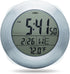 Extra Large Shower Clock with Suction Cups, Water Resistant Clock for Bathroom, Date and Temperature Display