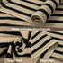 Black and Tan Outdoor Rug, 2x4.3 Striped Hand-Woven Entryway Mats, Reversible Layered Doormat