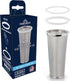 Cold Brew Filter for Mason Jar Wide Mouth Coffee Maker, Upgraded Stainless Steel Mesh with 2 Silicone Seals, 1 Quart