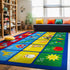 3' 5' Rugshop Kids Alphabet Educational Learning High Traffic Living Room,Bedroom,Kitchen, Home Office Non Slip Area