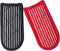 Cast Iron Skillet Handle Covers, Heat Resistant Pot Holders for Kitchen, Machine Washable Handle Mitts 2 PCS (Striped)