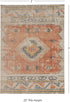 Linon Home Décor Plateau Moore Accent Rug, Ivory & Rust, 2' X 3'