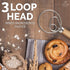 Zulay Kitchen 13-Inch Danish Dough Whisk, Wooden Whisk with Stainless Steel Dough Hook for Sourdough and Pastry