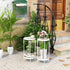 OVICAR Plant Stand Indoor Outdoor - Metal Flower Pot Holder Table Tall Potted Rack Organizer Rustproof Plant Display