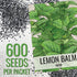(1 Pack) Seed Needs Lemon Balm Seeds for Planting - Non-GMO, Heirloom & Untreated Perennial Medicinal Herb - Plant