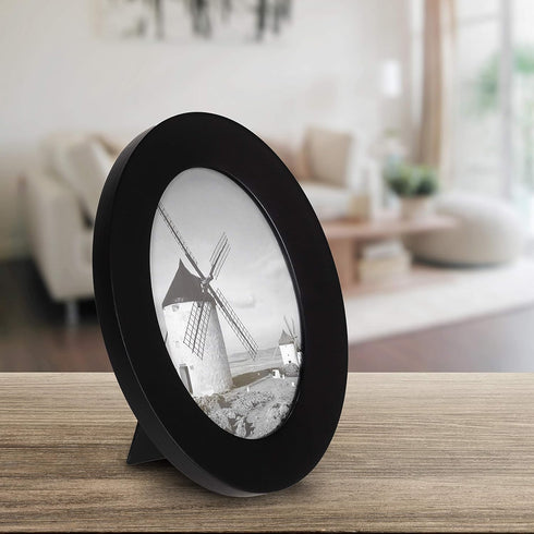 Malden International Designs Classic Black Wood Picture Frame, 5x7