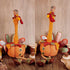 FORUP 32 Inch Thanksgiving Turkey Doll for Autumn Fall Harvest Halloween Home Decorations, Male Table Decoration