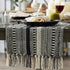 15x72 (15x77, DII Farmhouse Braided Stripe Table Runner Collection, Fringe Included), Black