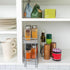 2 Household Essentials Glidez Powder-Coated Steel Pull-Out/Slide-Out Storage Organizer with Plastic Liners for Spice