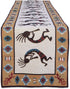 DII Southwest Hacienda Stripe Table Runner, 13x72, Part of the Tabletop Collection, Kokopelli Tapestry