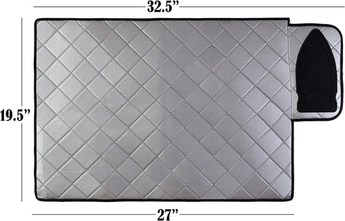 Handy Laundry Magnetic Ironing Mat, Change Any Flat Surface into an Ironing Board, Silicone Slip Resistant Iron Rest