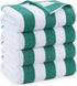 Utopia Towels 4 Pack Cabana Stripe Beach Towel, 30 by 60 Inches,