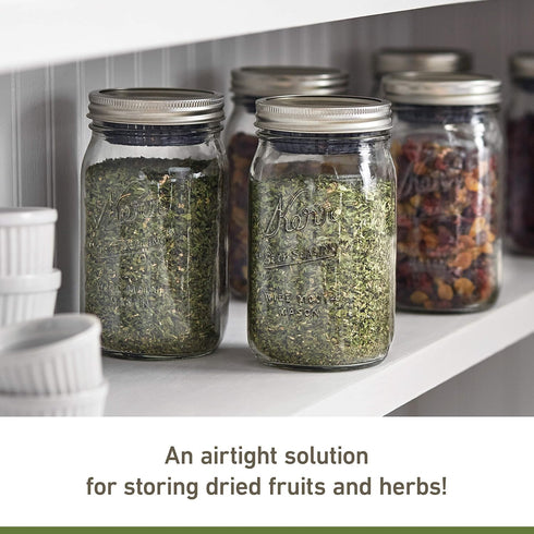 Kerr 32oz Wide Mouth Humidity Control Jar | 6 Pack Integra Boost Humidity Control