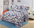 Kids Zone Home Linen Kids Zone Collection Bedspread Set Construction Vehicles Kids Bedding Set Blue and